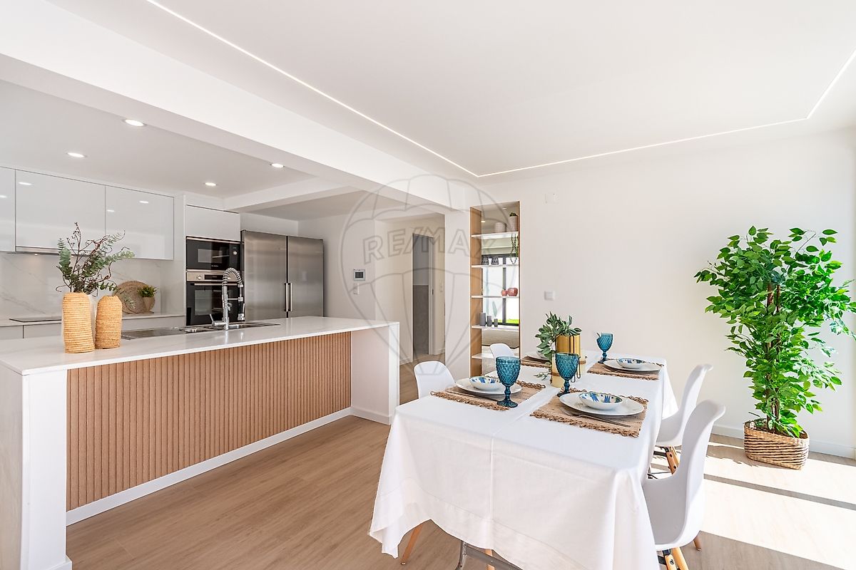Cozinha e zona de refeições da Casa Murches